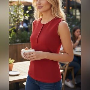 Kate Spade ♠️ Saturday Red Tank Top